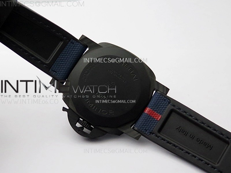 PAM1529 Carbotech VSF 1:1 Best Edition Blue Dial on Blue Kevlar Composite Strap P.9010 Clone